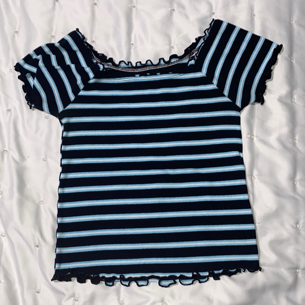 Justice stripped Girls Top